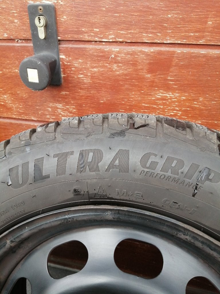 winterbanden op stalen velg, Ophalen, Gebruikt, 16 inch, Banden en Velgen