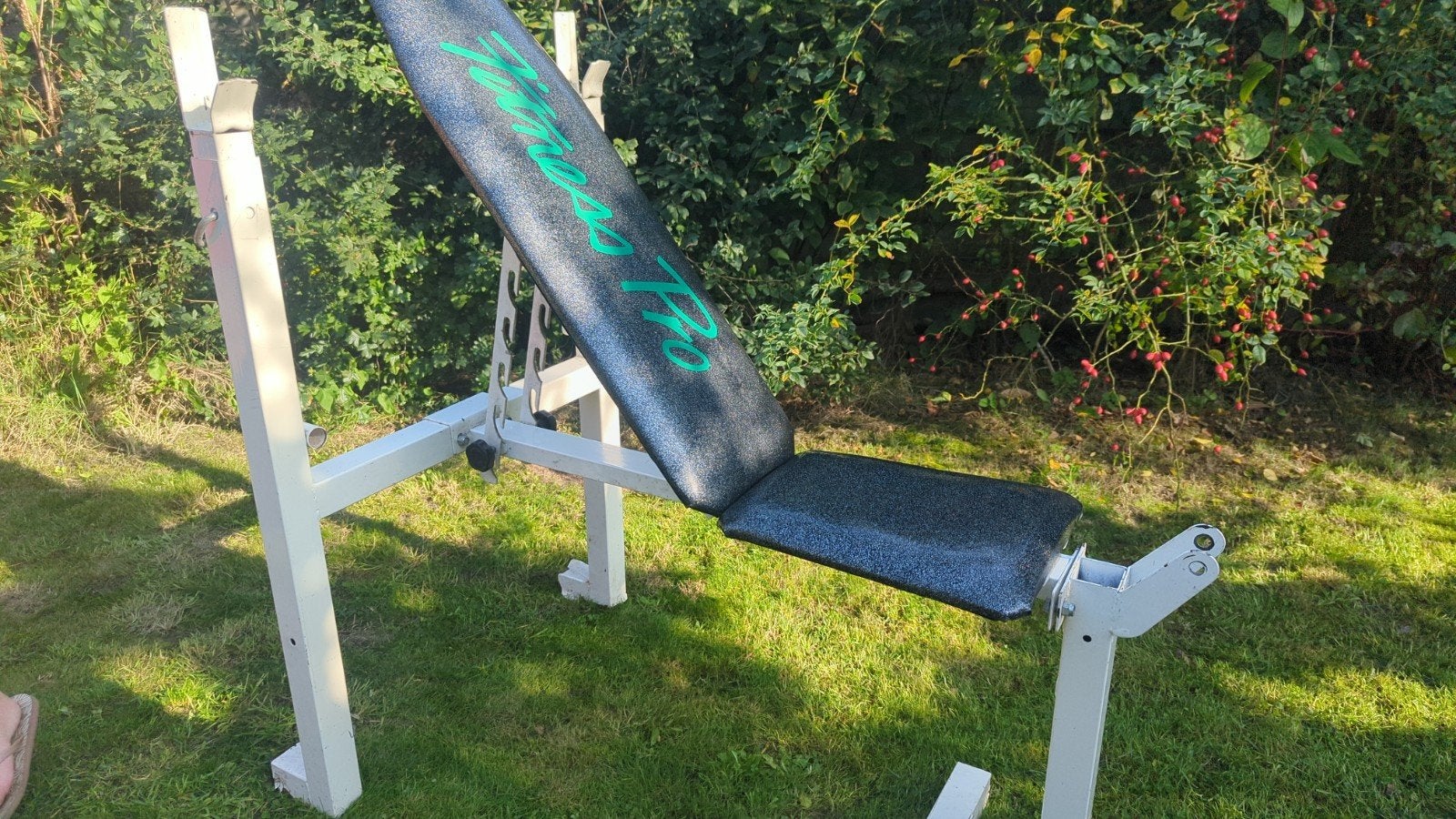 GRATIS Fitnessbank / Bankdrukbank, Ophalen, Gebruikt, Metaal
