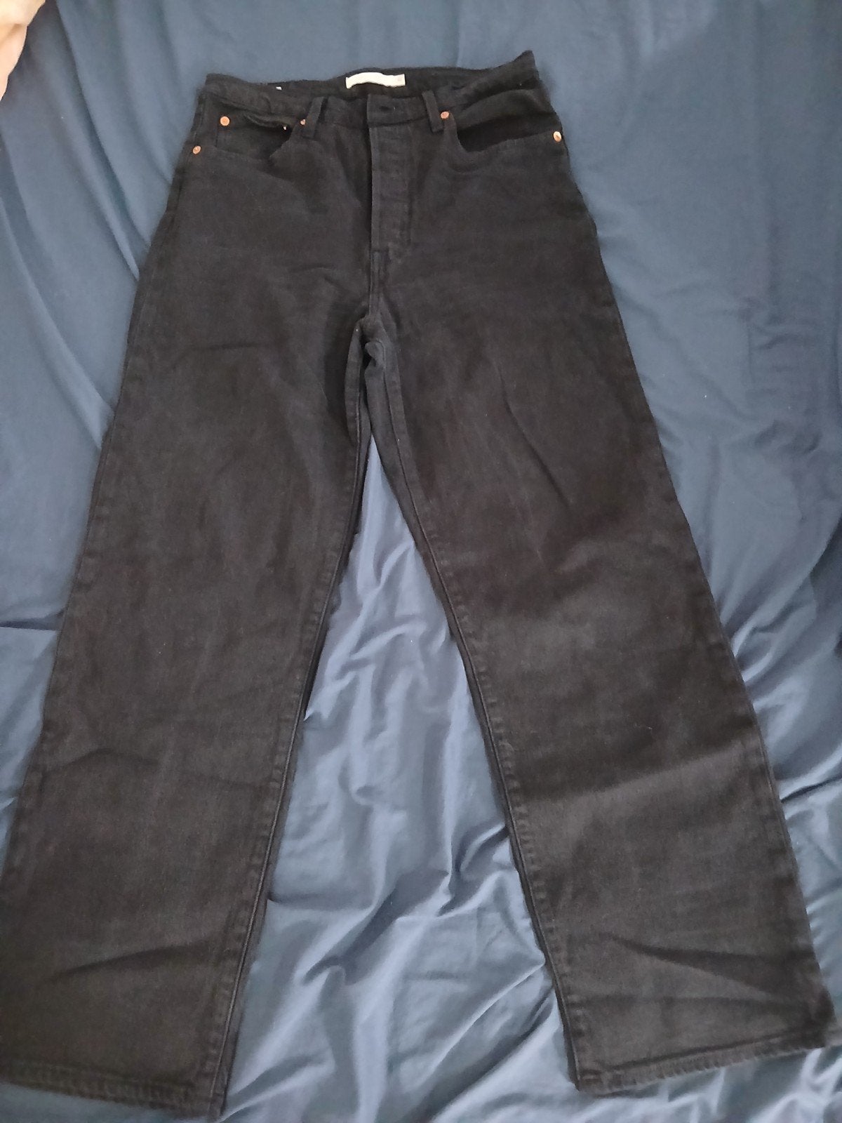 jeans levis, Ophalen, Zwart, W30 - W32 (confectie 38/40), Gedragen