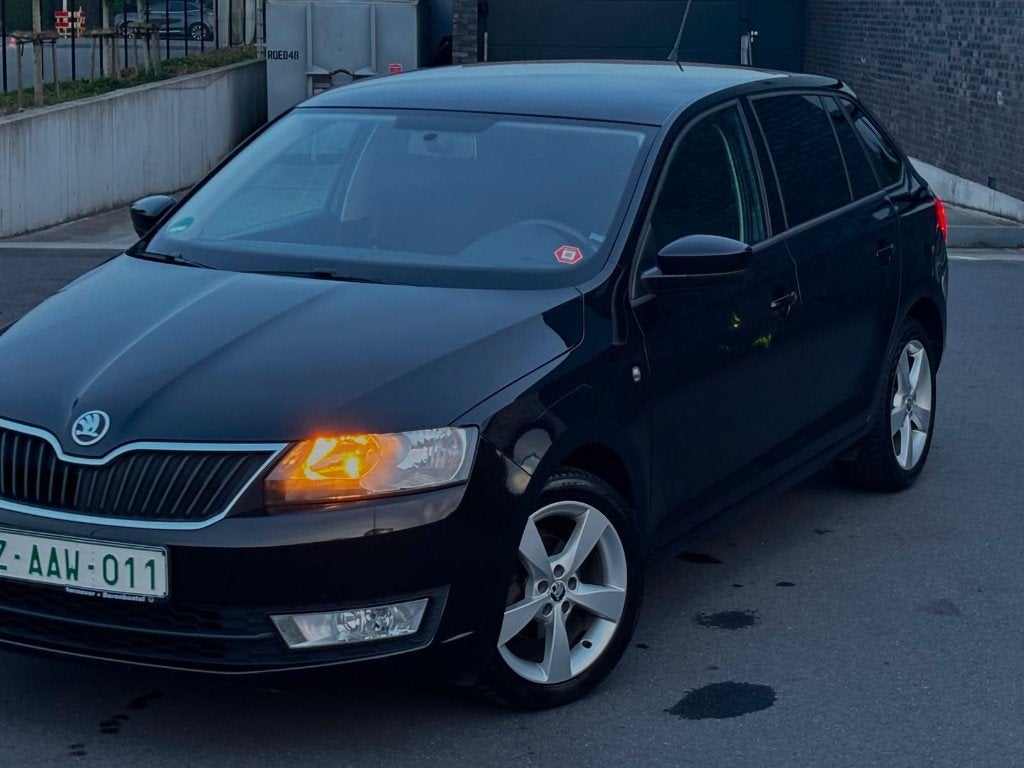 Skoda Rapid Spaceback 1.2 TSI, Auto's, Euro 5, Stof, 4 cilinders, Zwart