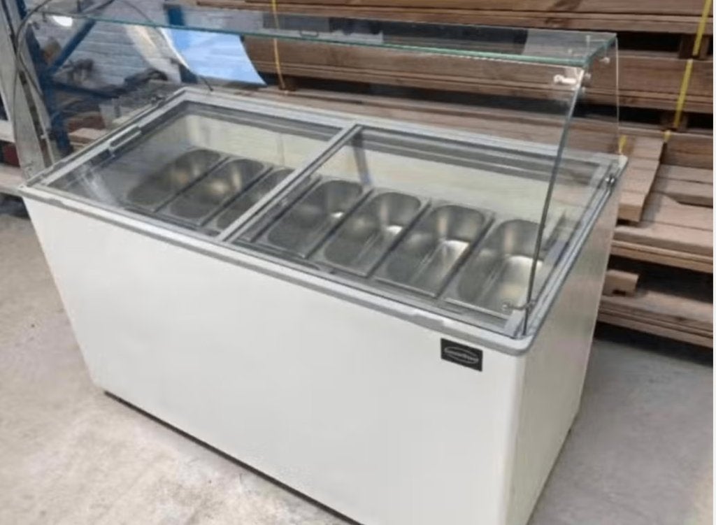 Schepijsvitrine Energiezuinig | 454L diepvries, Ophalen