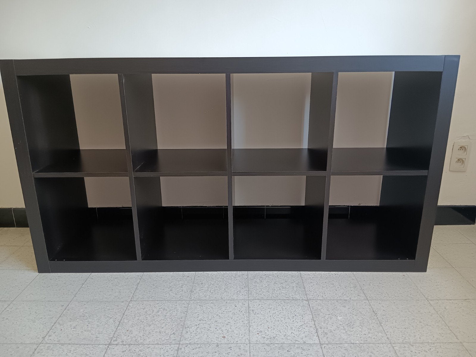 Meuble IKEA KALLAX noir, Maison & Meubles, Enlèvement