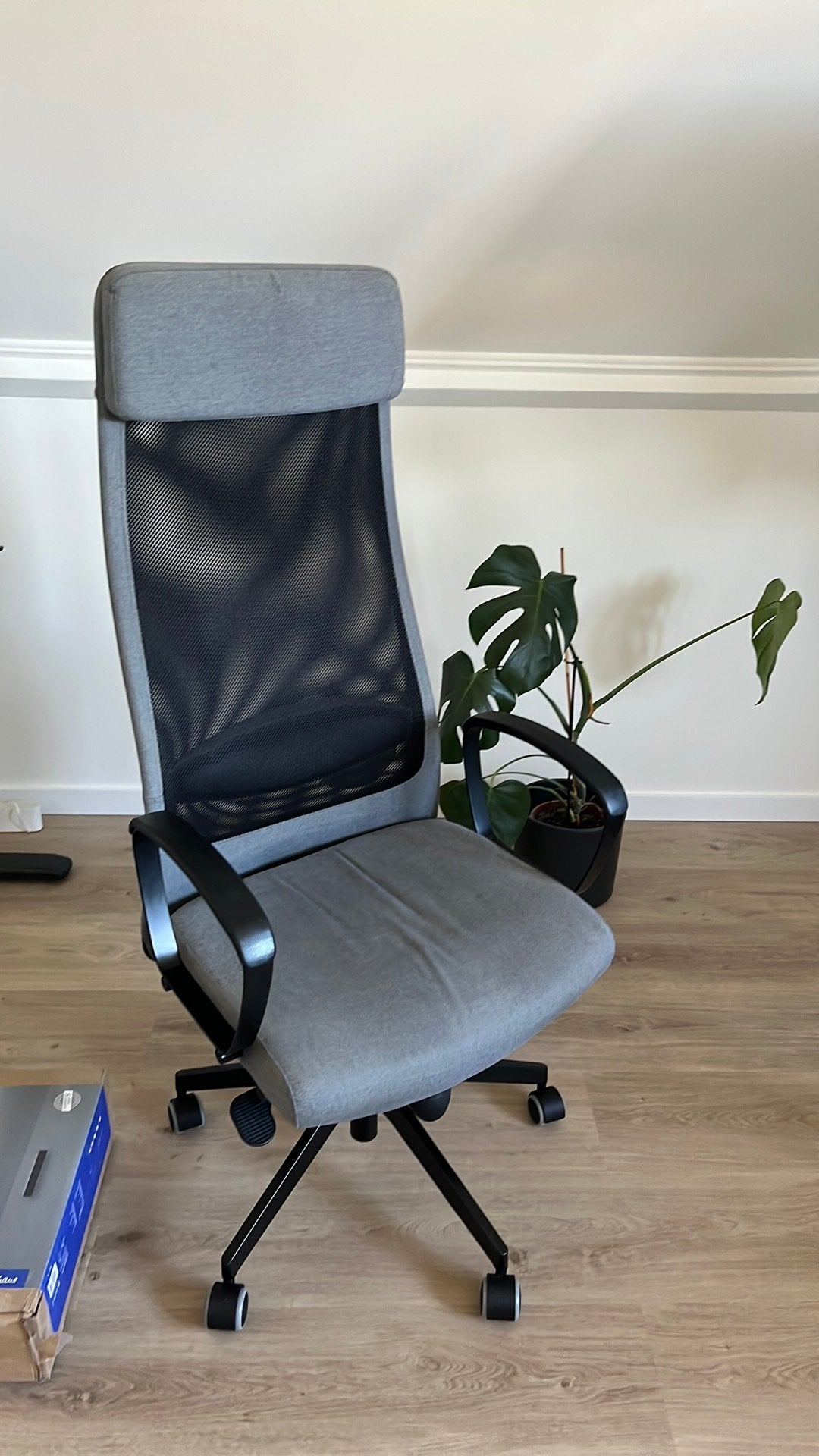 Chaise de bureau IKEA FLINTAN (gris/noir), Maison & Meubles, Chaises de bureau, Comme neuf, Chaise de bureau, Gris, Enlèvement