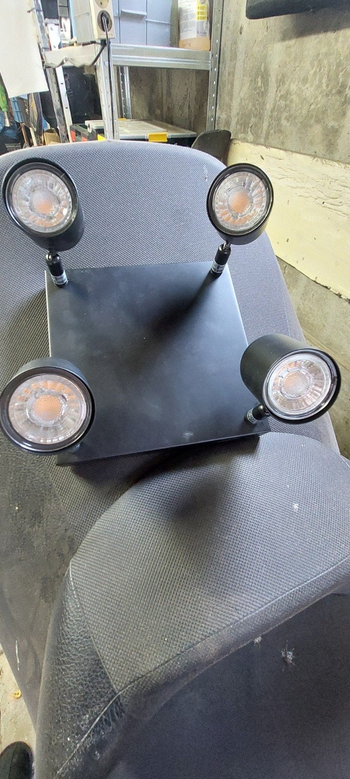 plafonnier 4 spot led, Enlèvement, Comme neuf, LED