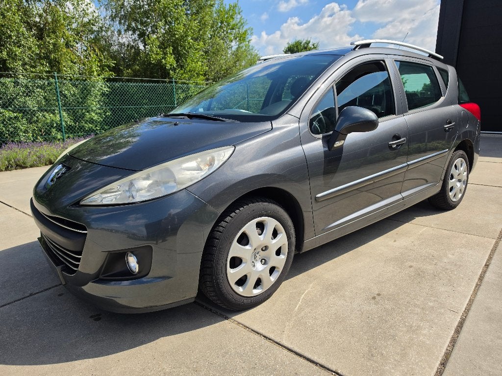 Peugeot 207 SW 1.6i Automaat Airco, Pano + Garantie, Autos, Achat, Entreprise, Noir, Automatique