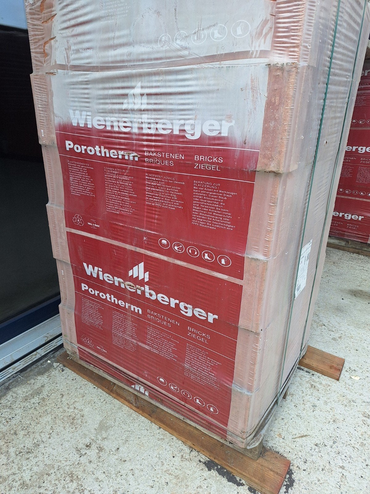 PLS500 Wienerberger 144 stuks, Bricolage & Construction, Briques, Enlèvement
