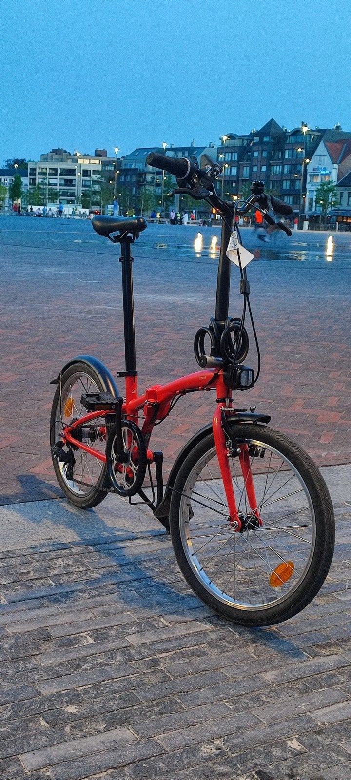 vélo pliable BTwin, Enlèvement