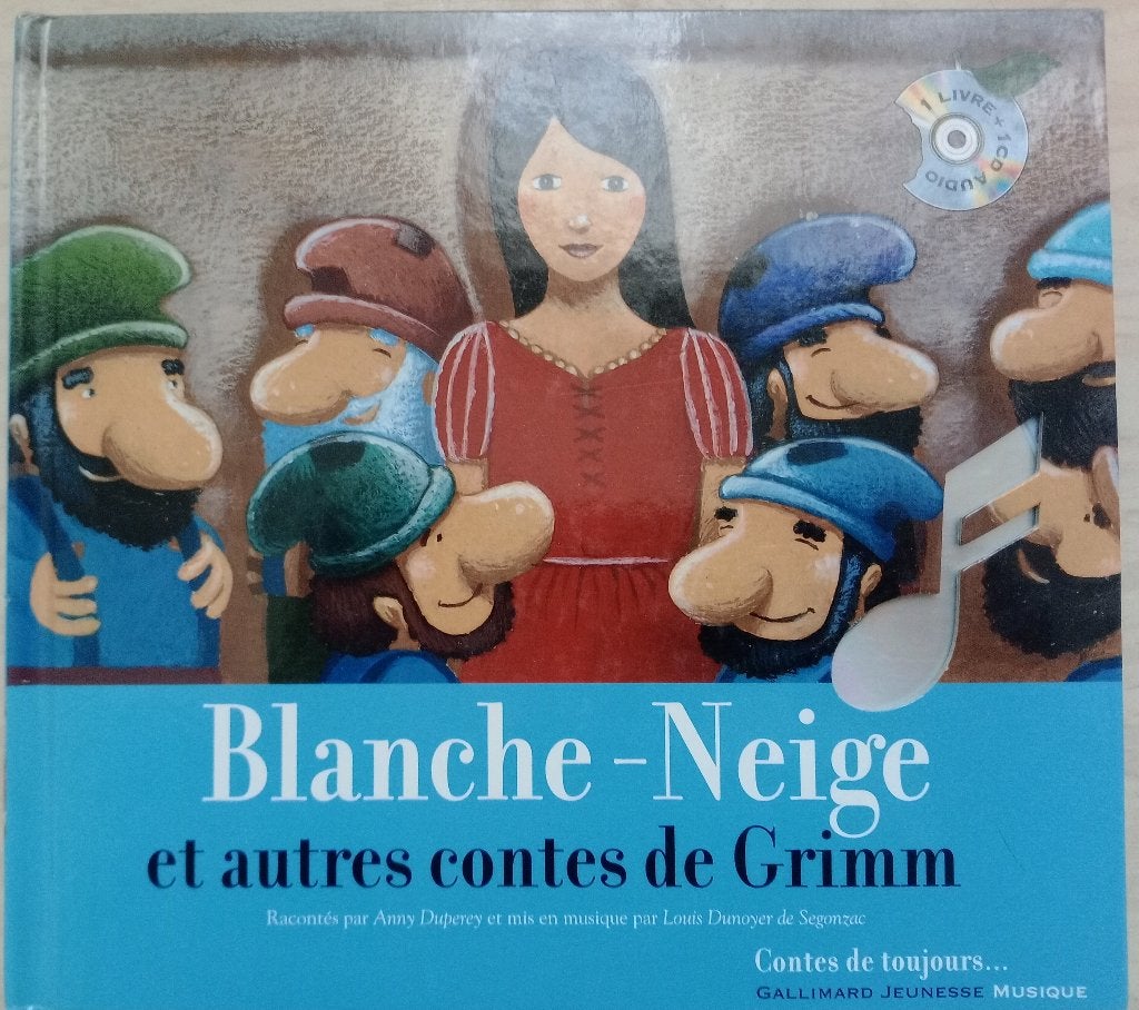 Livre Blanche-Neige et contes de Grimm - Livre + CD audio, Livres, Garçon ou Fille, Enlèvement ou Envoi, Comme neuf, Contes (de fées)