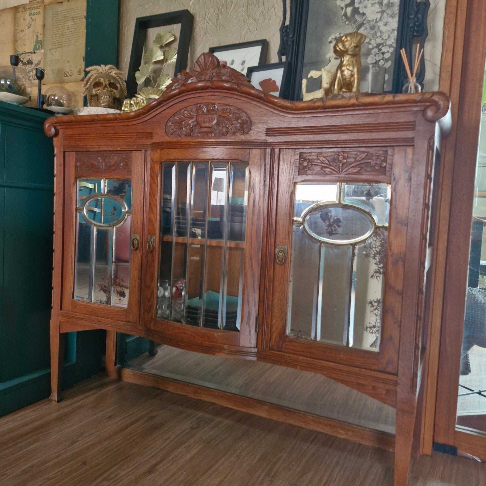 Meubels, vintage dressoir, Ophalen