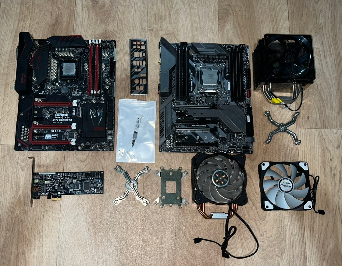 Composants du PC de jeu: cartes mères, processeurs carte son, Enlèvement, Utilisé, Intel, LGA 2066