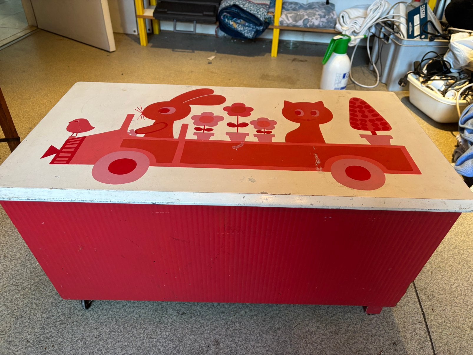 Houten opbergdoos voor kinderen (Urgent), Ophalen, Gebruikt