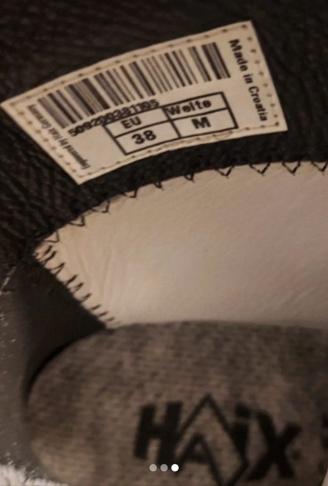 zwarte lederen werkschoenen haix, Doe-het-zelf en Bouw, Veiligheidskleding, Ophalen of Verzenden