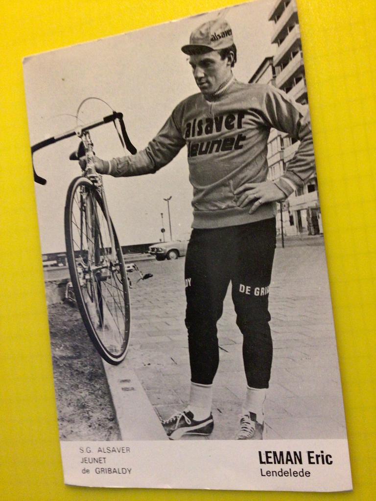 Wielerkaart 1975 team alsaver eric leman, Verzenden