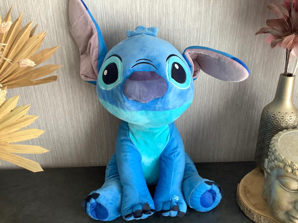 Disney Stitch pluche character (45 cm) (Geluid), Kinderen en Baby's, Speelgoed | Knuffels en Pluche, Zo goed als nieuw, Overige typen
