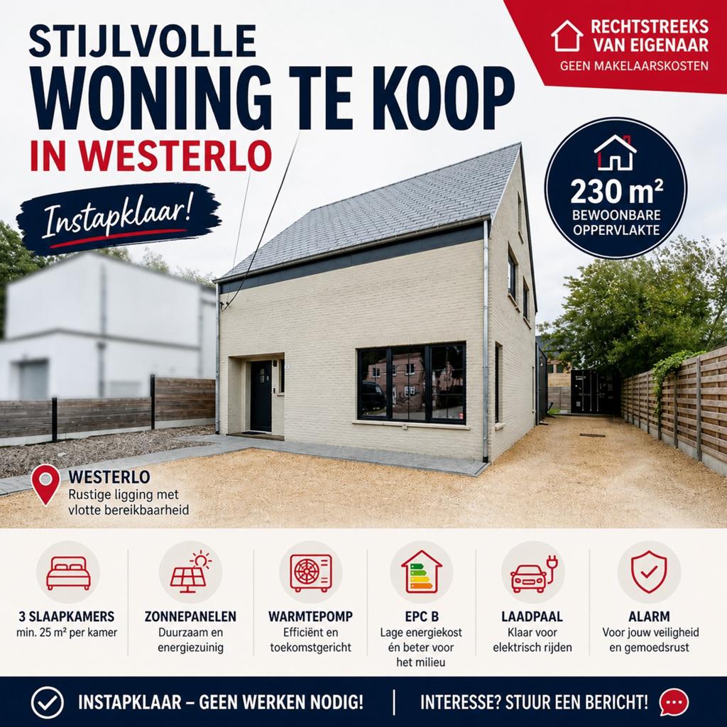 Huis te koop Westerlo, Immo, Huizen en Appartementen te koop