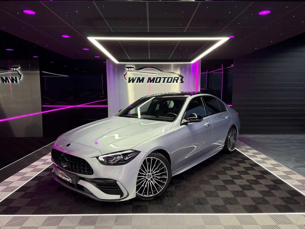 Mercedes-Benz C-CLASS 180 C 180 AMG Line // Burmester // Car, Cuir, Argent ou Gris, Achat, 4 portes