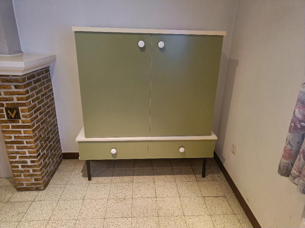 Retrokastje, Ophalen, Gebruikt, Met deur(en)