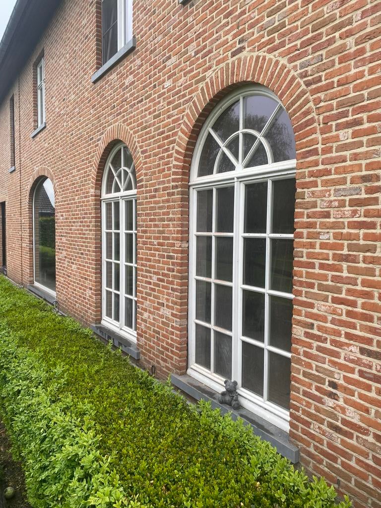 Gebogen ramen hout 2 stuks., Ophalen, Hout
