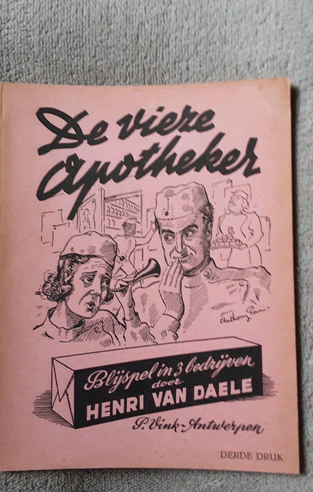 de vieze apotheker, Henri Van Daele,, Ophalen of Verzenden