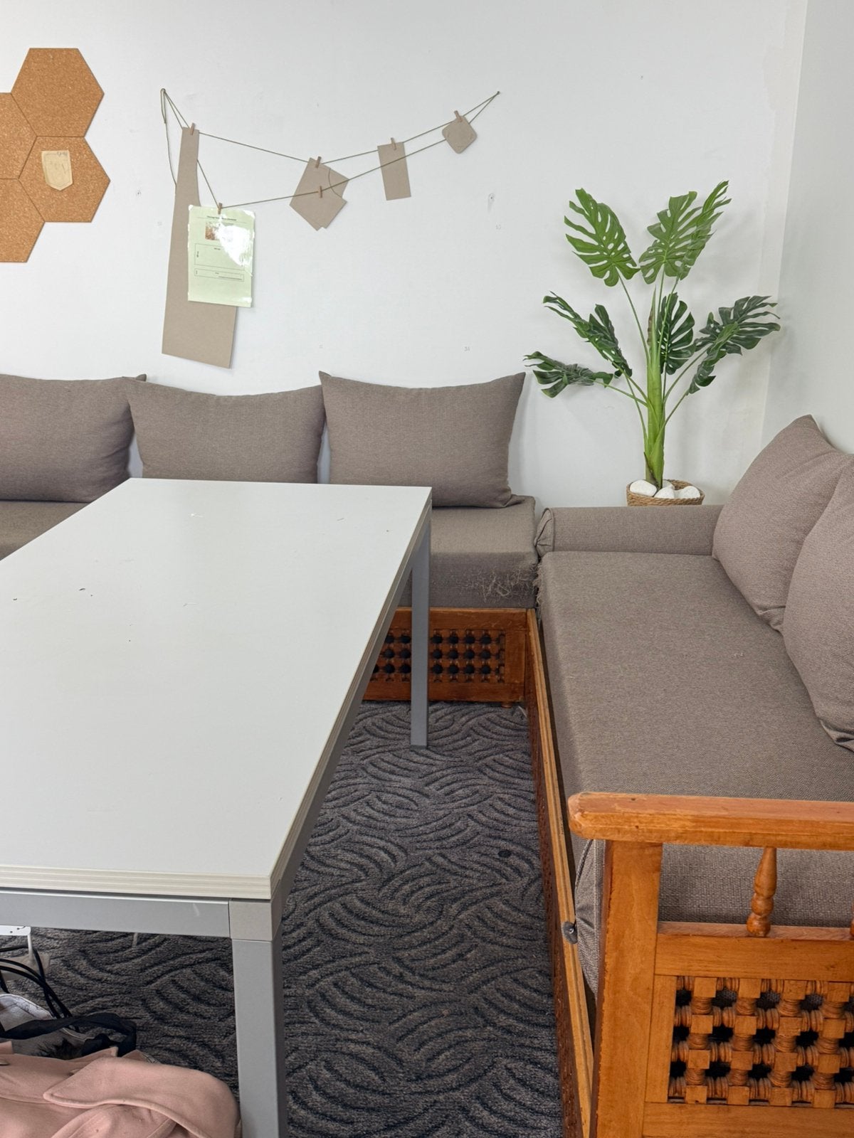 Hoekbank, Tuin en Terras, Tuinsets en Loungesets, Ophalen, Gebruikt, 8 zitplaatsen, Loungeset