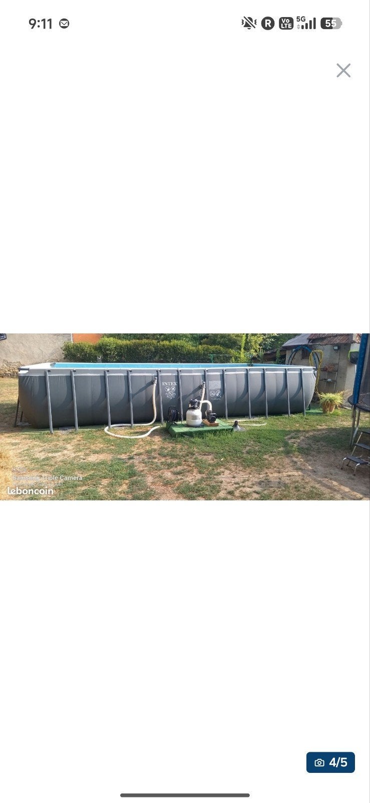 Intex zwembad 7m32 x 3m66 x 1m32, Ophalen