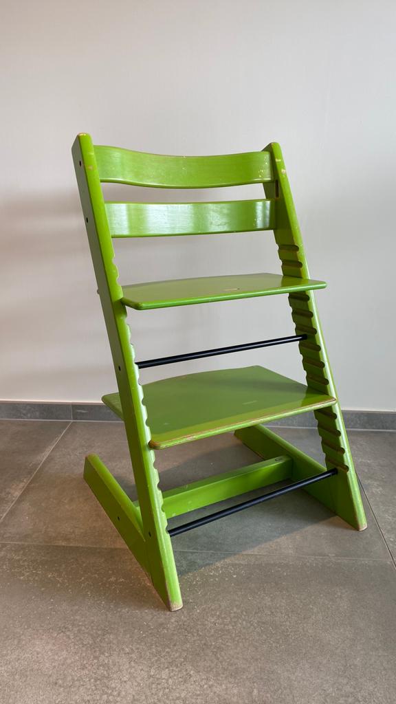 Tripp trapp (Stokke), Ophalen, Gebruikt, Meegroeistoel
