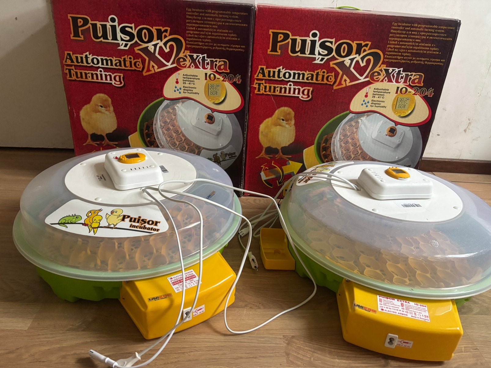Set van 2 broedmachine’s + grote plastice palletbox, Dieren en Toebehoren, Ophalen, Nieuw, Overige typen