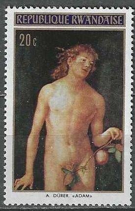 Rwanda 1972 - Yvert 430 - Albrecht Durer - 20 c. (PF), Verzenden, Postfris
