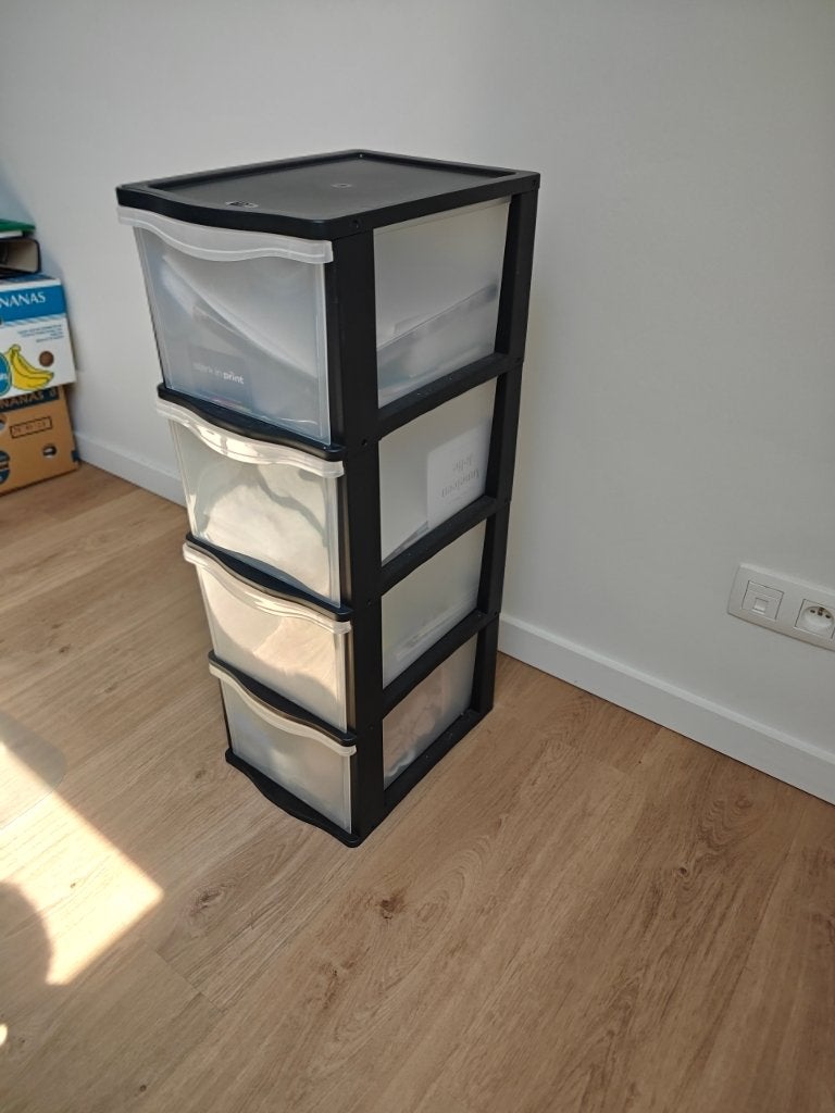 Opbergkastje 4 lades, Ophalen, Gebruikt, 3 of 4 laden, Minder dan 100 cm