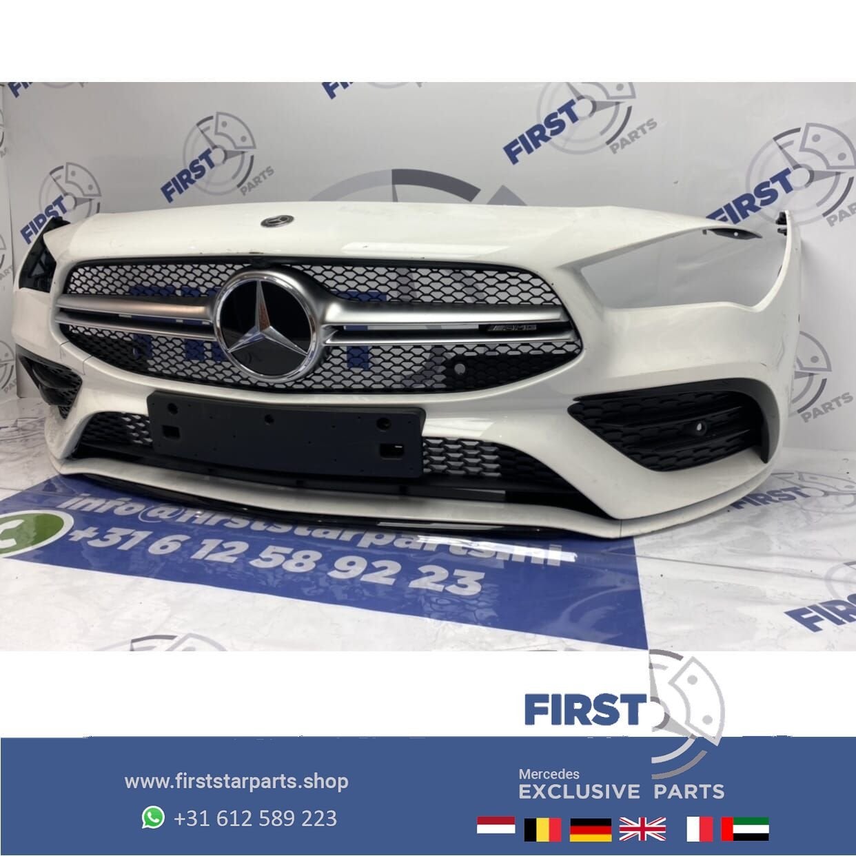 W118 C118 CLA 35 AMG COMPLETE VOORBUMPER WIT origineel Merce, Utilisé, -, Avant, -