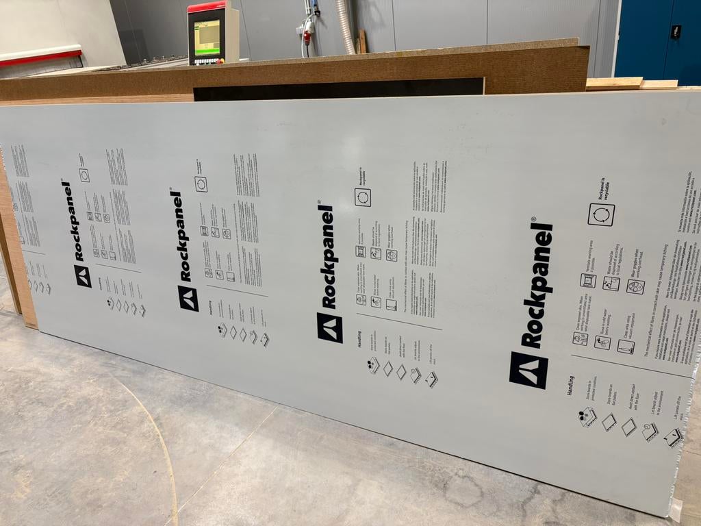 Rockpanel ral 9001 cremewit, Doe-het-zelf en Bouw, Platen en Panelen, Ophalen, Nieuw