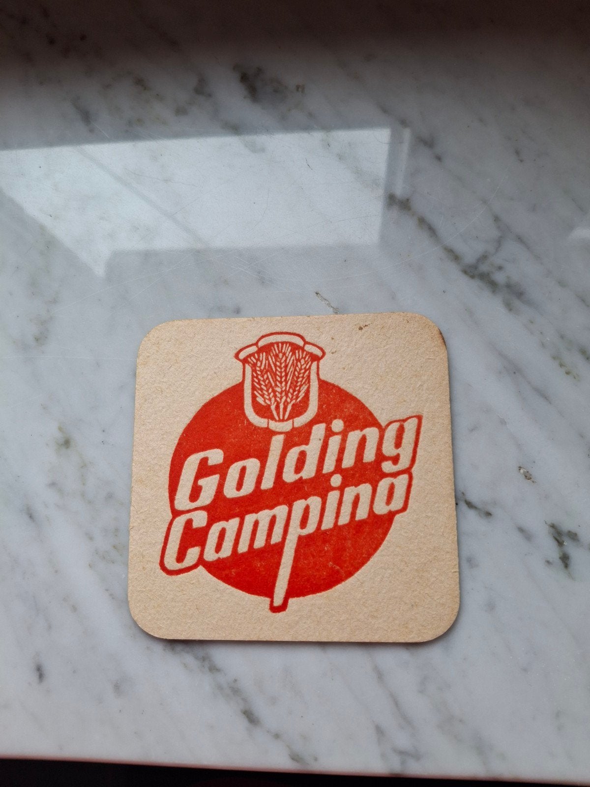 oud bierviltje golding campina, Verzamelen, Ophalen of Verzenden