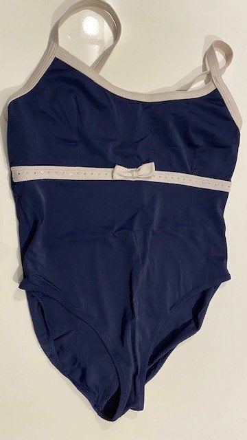 MCM blauw badpak met witte afwerking, Blauw, MCM, Badpak, Ophalen of Verzenden