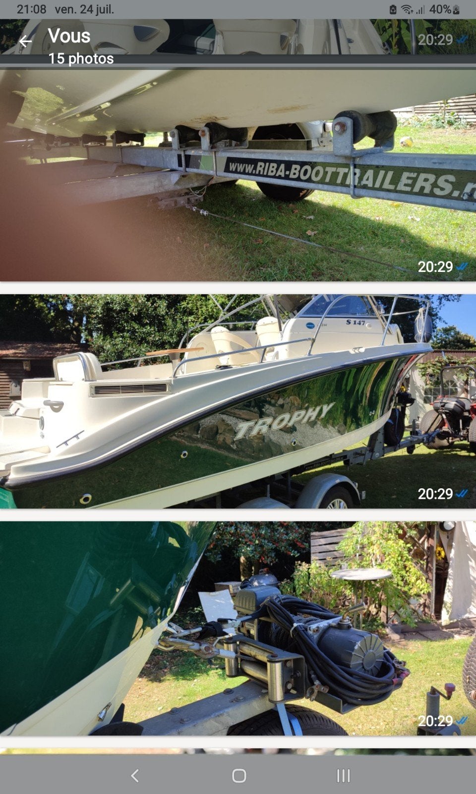bateau, Watersport en Boten, Ophalen of Verzenden, Bayliner
