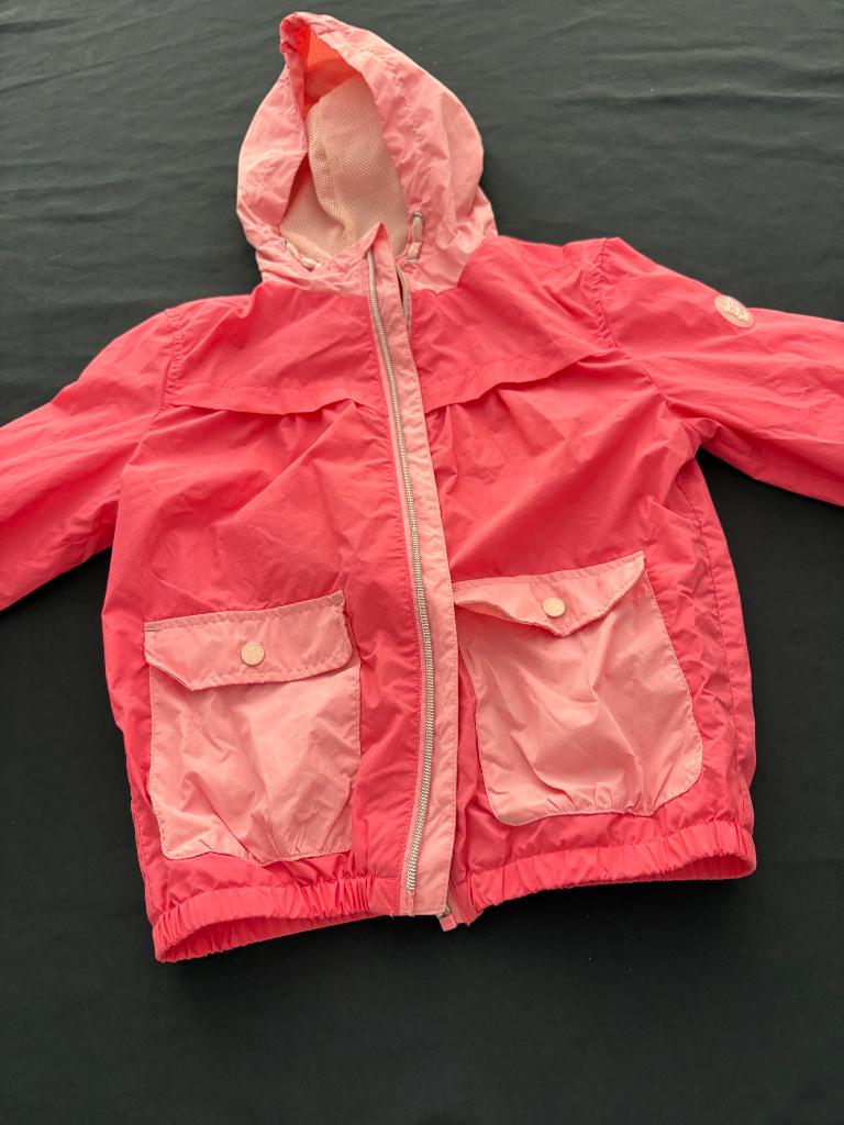 Lichte roze regenjas / k-way maat 122 / 7 jaar, Enfants & Bébés, Vêtements enfant | Taille 122, C&A, Enlèvement, Utilisé, Fille