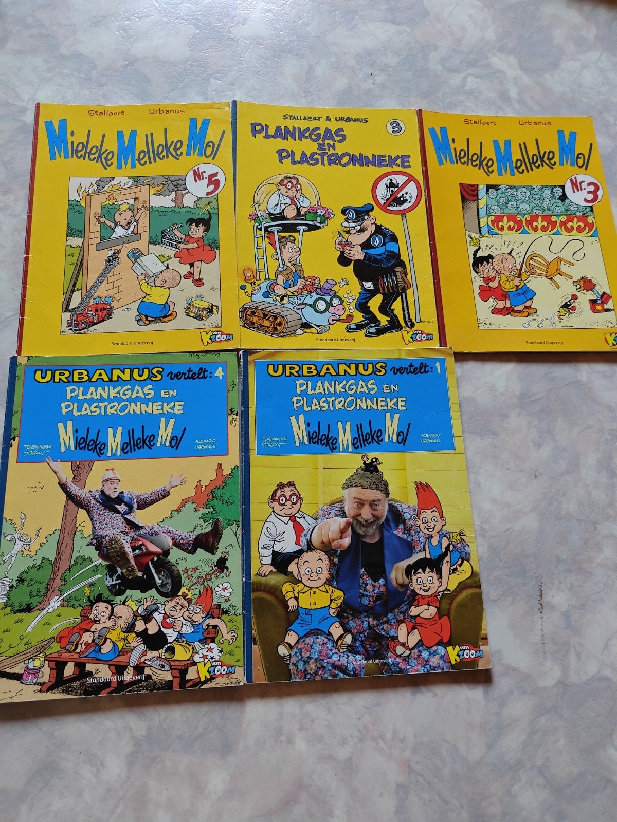Mieke Melleke Mol en Plankgas en Plastronneke, Meerdere comics, Ophalen of Verzenden, Zo goed als nieuw, Dirk Stallaert