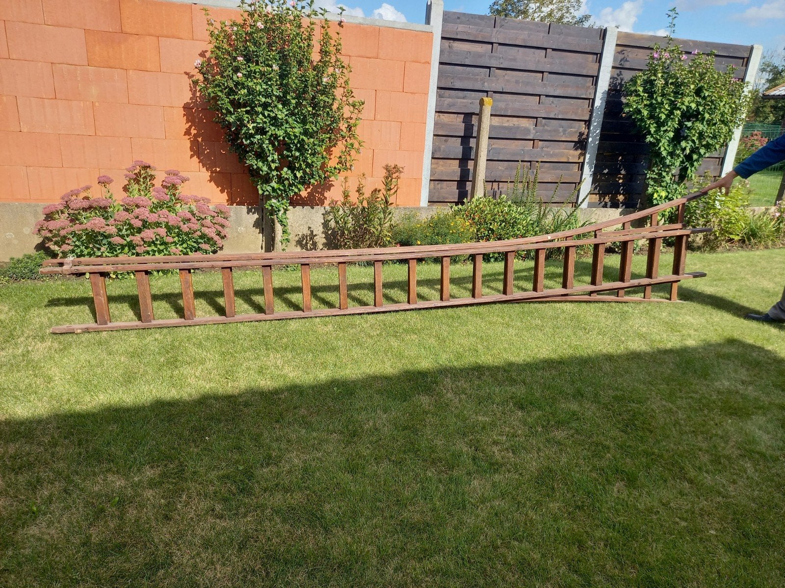 Houten ladder, Doe-het-zelf en Bouw, Ladders en Trappen, Ophalen, Ladder