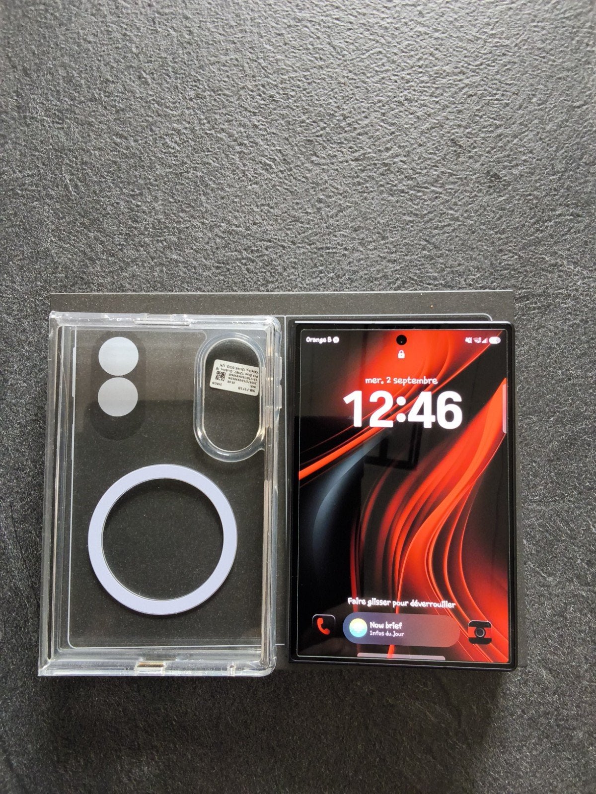 échange zfold 8 256gb, Télécoms, Téléphonie mobile | Samsung, Enlèvement, Noir