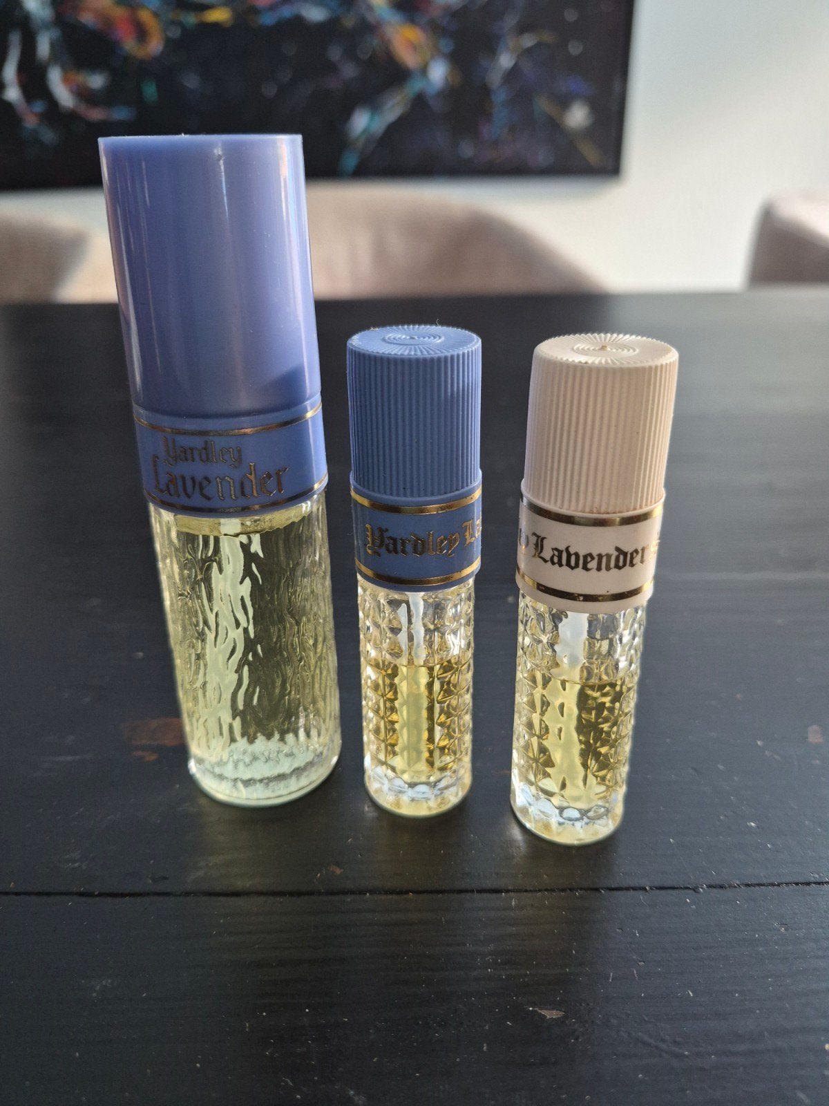 3 flesjes Yardley parfum, Verzamelen, Ophalen of Verzenden