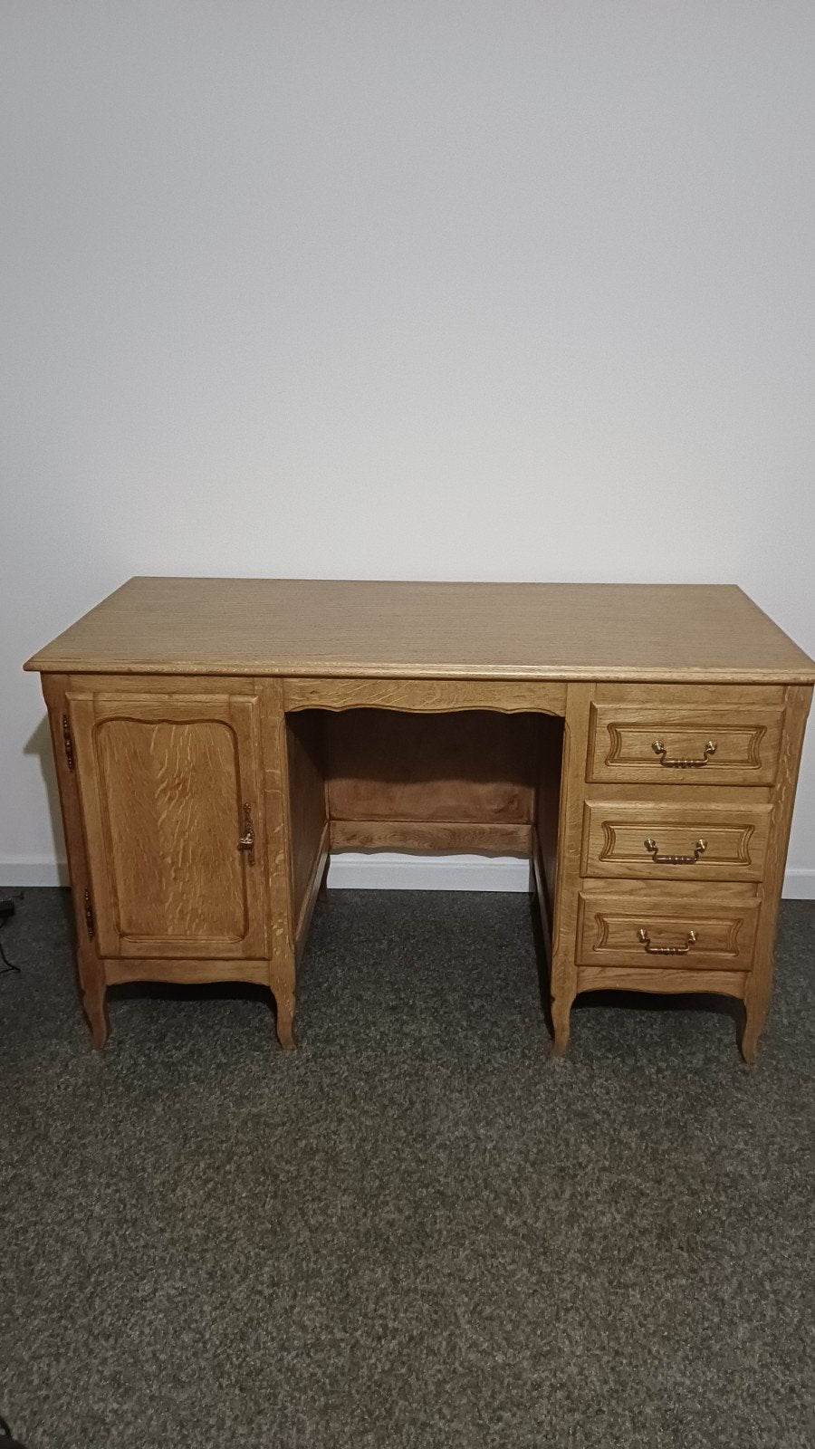 Zeer mooi eiken bureau, Antiek en Kunst, Ophalen