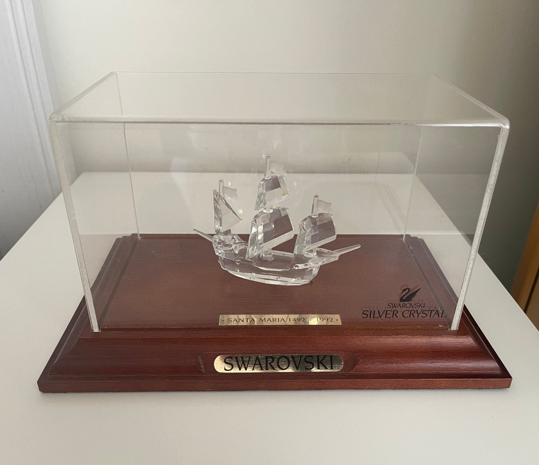 Swarovski Santa Maria met zeldzaam !! display, Ophalen of Verzenden, Zo goed als nieuw