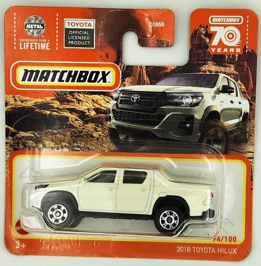 Matchbox - 2018 Toyota Hilux - HLD25 - 1:64, 333 Continental Boulevard, El Segundo, CA 90245, United States, Nieuw, Ophalen of Verzenden