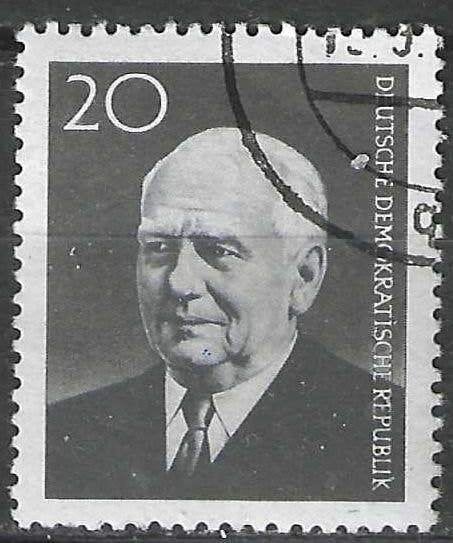 Allemagne DDR 1960 - Yvert 500 - Président Pieck (ST), Envoi, RDA, Affranchi