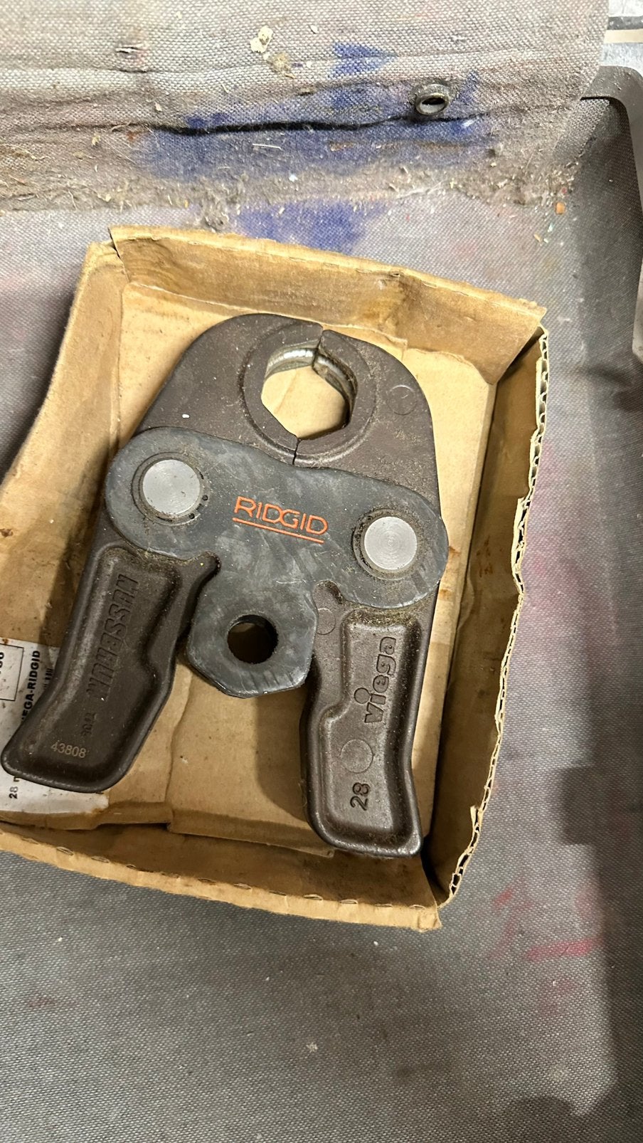 Machoires sertisseuse 22 et 28 RIDGID, Enlèvement, Comme neuf