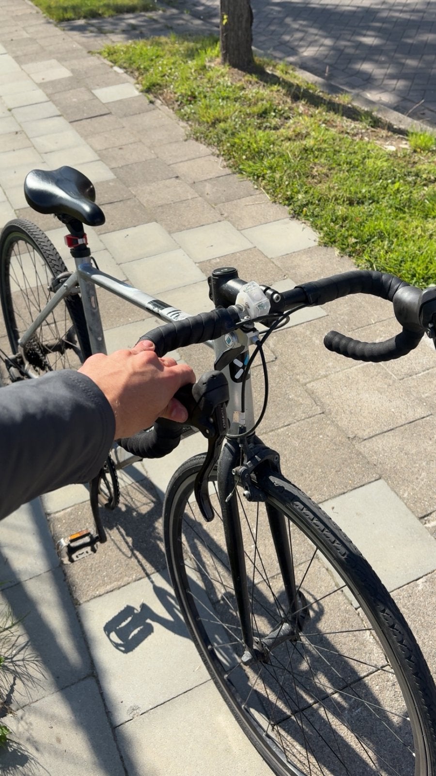 Racefiets - met koersstuur goede staat–Schelle (Antwerpen), Fietsen en Brommers, Fietsen | Heren | Sportfietsen en Toerfietsen