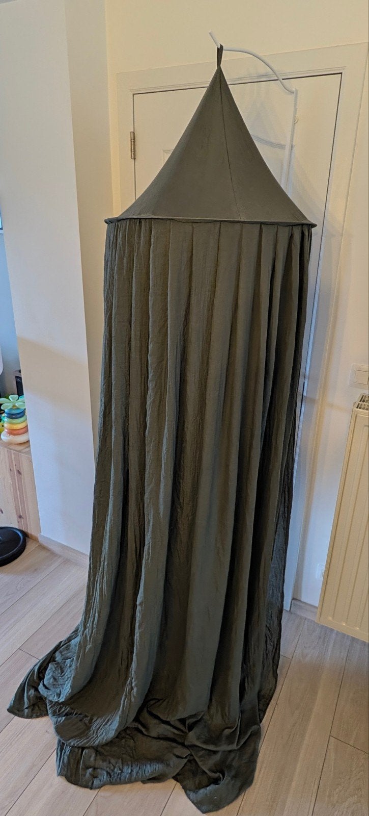 Ciel de lit pour chambre bébé, Enfants & Bébés, Avec support, Moustiquaire, Utilisé, Enlèvement