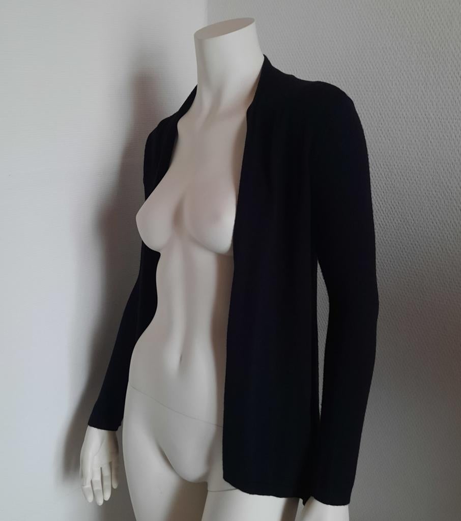 Pull&Bear vestje/cardigan "S", Zwart, Ophalen of Verzenden, Zo goed als nieuw, Maat 36 (S)