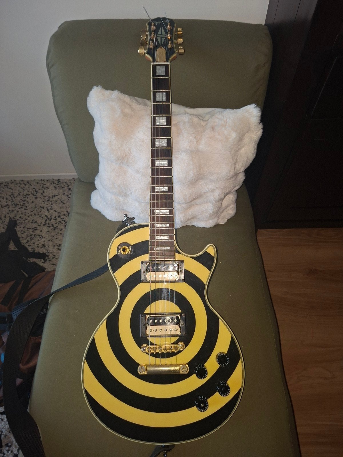 epiphone....zakk wylde bullseye...in staat hoe hij is, Enlèvement, Guitare