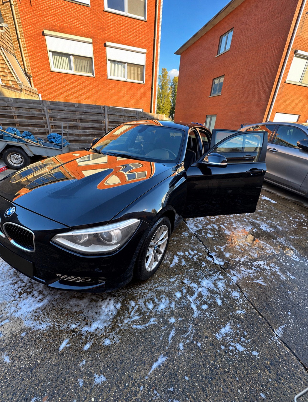 Bmw 116i 2014, Autos, Achat, Euro 6, Boîte manuelle, Noir