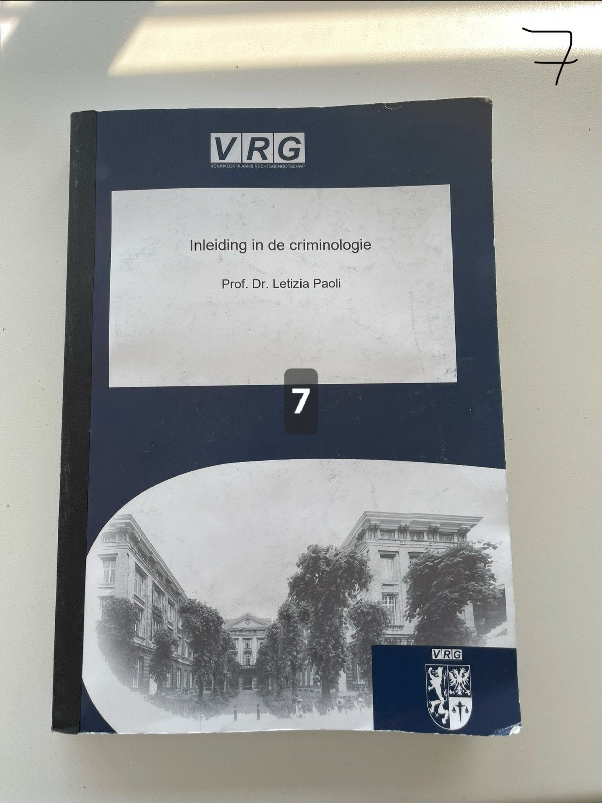 studieboek inleiding criminologie 1ste jaar Leuven, Boeken, Ophalen